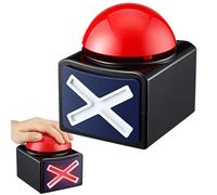 Buzzers De Jeu, Buzzer De Réponse,boutons D'alarme Avec Son Et Lumière Rouge,Buzzers De Jeu Amusants,Trivia Quiz Got Talent Buzzer Pour Les Soirées De Jeux En Famille Et Les Fêtes D'anniversaire