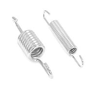 Buzzetti Paire de ressorts pour caballte centrale, argent