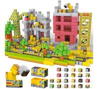 BuzzoXerex Construction Magnetique Enfant, 2.5CM Bloc de Construction Magnétique 80 Pièces Cube Magnétique Con Escavatori, Gru Magnetic Blocks pour Enfants 4 5 6 7 8 9 10 Ans, Anniversaire, Noël