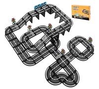 BuzzoXerex Construction Magnetique Routes, 70 Pièces Magnetic Tiles, Bloc de Construction Magnétique Éducatifs Cadeau pour Fille Garçon 3 4 5 6 Ans (70PCS)