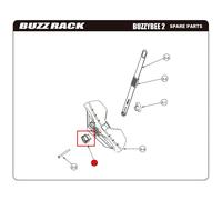 Buzzrack Fermeture Du Support De Roue Pour Buzzybee 2/4