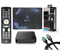 BuzzTV Essentials E1-2 Go RAM 8 Go - Dernier processeur graphique - WiFi double bande avec bonus Monster HDMI câble 4K HDR 1,8 m Ultra rapide et facile à utiliser