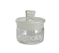 BUZZUFY Bidon en verre benzine avec couvercle Ø 40 mm - 15 ml, blanc, Classique