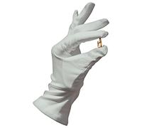 BUZZUFY Heli Paire de gants de présentation en microfibre Gris argenté Taille L, Gris argenté., L