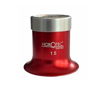 BUZZUFY Horotec MSA 00.031-1.5 Loupe d'horloger en aluminium anodisé rouge avec anneau vissé x6,5, Rouge, Moderne