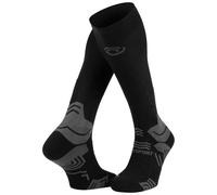 Chaussettes de trekking bv sport trek gr compression noir gris
