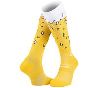 BV Sport - Chaussettes de compression - Chaussettes Trail Compression Bière Blonde - Taille L - Jaune Jaune L