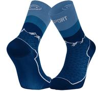 BV Sport Chaussettes Double GR Haute - Polyamide Bleu - Chaussettes et guêtres outdoor hommes 45/47