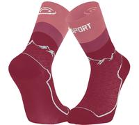 BV Sport Chaussettes Double GR Haute - Polyamide Rose Rose - Chaussettes et guêtres outdoor hommes 39/41