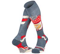 BV Sport - Chaussettes en laine mérinos - Slide Elite.2 Collector Raclette en Laine - Taille 39-41 - Gris Gris 39-41