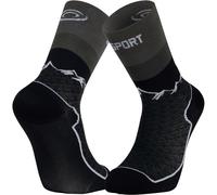 BV Sport - Chaussettes de randonnée Socquette Double GR Haute Polyamide Noir 45-47