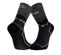 BV Sport - Double GR Haute Polyamide - Chaussettes randonnée Black - 36 - 38