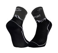 BV Sport - Double GR Mid Polyamide - Chaussettes randonnée Black - 36 - 38