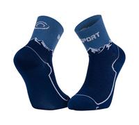 Chaussettes bv sport double gr mid bleu