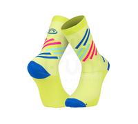 BV Sport - Light Run Haute Rio - Chaussettes running Miami - Vert / Bleu - 39 - 41