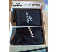 BV Sport - Pack - Bonnet & Gants Running Noir Standard pour Coureurs Unisex