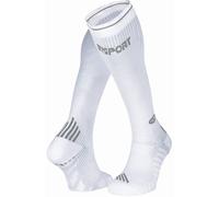BV Sport Run CompressionBlanc/Gris Blanc - Chaussettes de running hommes M