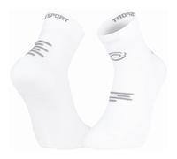 BV Sport Socquette Run Marathon.2 ”Mid” Blanc - Chaussettes de running hommes 45/47
