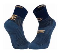 Chaussettes bv sport run marathon mid bleu marine