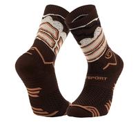 BV Sport Socquette Trail Collector "Nutri" Marron - Chaussettes de running hommes 36/38