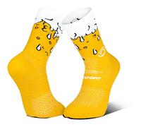 BV Sport Socquette Trail Ultra.2 Collector ”Nutri” Biere Blonde Jaune - Chaussettes de running hommes 45/47