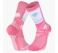 BV Sport Socquette Trail Ultra.2 Collector Nutri Rose Rose - Chaussettes de running hommes 45/47