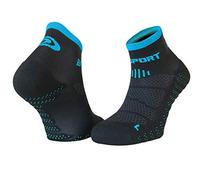 BV SPORT Socquette Scr One Evo - Homme - Noir / Bleu - taille 36/38- modèle 2025