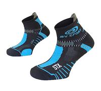BV SPORT SOCQUETTES STX EVO NOIRES ET BLEUES Chaussettes Trail BV Sport