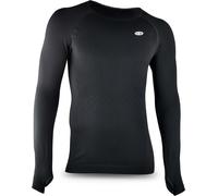 BV Sport - T-shirt de running - Haut Technique R-Tech Evo2 Long Noir pour Homme - Taille XL Noir XL