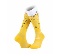 Chaussettes de trail compression bv sport biere blonde