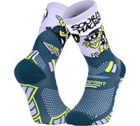 Chaussettes bv sport trail ultra high clic collector dbdb bleu gris