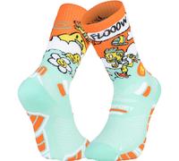 Chaussettes bv sport trail ultra high flow collector dbdb bleu orange