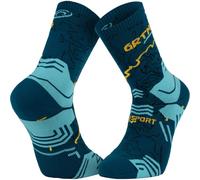 Chaussettes BV SPORT SOCQUETTE TREK GR "HAUTE - POLYAMIDE" GRTMB (BLEUJAUNE) 45-47