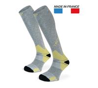 Bv sport Trek Compression Evo Gris - Chaussettes et guêtres outdoor hommes XL