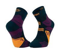 BV Sport - Trek GR Mid Polyamide - Chaussettes randonnée Green / Orange - 45 - 47