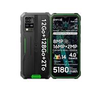 Smartphone Blackview Téléphone Portable Incassable BV5300 Pro 6.1 7Go+64Go 13MP 6580mAh NFC Vert avec Ecouteurs Bluetooth Blackview Airbuds6(Blanc)