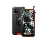 BV4800 SE Smartphone Incassable Android 15 6.56,5100mAh,12Go+64Go/2To,16MP+8MP, Dual SIM NFC Face ID - Orange
