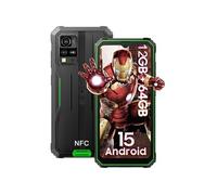 BV4800 SE Smartphone Incassable Android 15 6.56,5100mAh,12Go+64Go/2To,16MP+8MP, Dual SIM NFC Face ID - Vert