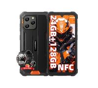 Blackview BV5300 Téléphone Portable Incassable 4G 6.1" 7Go+32Go 5MP+13MP 5180mAh NFC-Face ID-GPS-Dual SIM - Orange