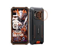 BV6200 Plus Téléphone portable Incassable 6.56 24Go+256Go Android 14 11000mAh - Orange