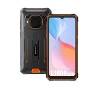 Blackview BV6200 Pro Smartphone Orange : 6.56'' écran 4Go128Go 13000mAh Android 13 DUAL SIM 4G-(Poids 438g) Orange
