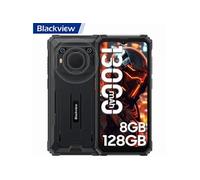Blackview BV6200 Pro Téléphone Portable Incassable 6,56 Android 13 13000mAh 8Go+128Go 8MP+13MP IP68 Étanché,Face ID,Dual SIM - Noir Noir