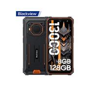 Blackview BV6200 Pro Téléphone Portable Incassable 6,56 Android 13 13000mAh 8Go+128Go 8MP+13MP IP68 Étanché,Face ID,Dual SIM Orange Orange G