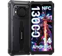Bv6200Pro Telephone Portable Incassable Android 14, 13000Mah Batterie, 18Go+128Go Rom/Tf-2To,13Mp+8Mp Caméra, 6.56'Hd+Smartphone,Smart-K Box Speaker/Face Id/Nfc/Gps/Otg/3 Card Slots