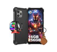 Blackview BV8900 Pro Smartphone Incassable 6,5 16Go+256Go 64MP 10000mAh NFC Noir avec Smartwatch Blackview R30(Noir) Noir