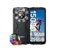 BV9300 Pro Smartphone Incassable Double Ecran 6.7 16Go+256Go 15080mAh Noir avec Blackview W60