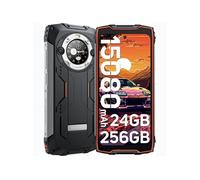BV9300 Pro Téléphone Portable Incassable 24Go+256Go Android 13 15080mAh 33W 64MP+32MP 6.7 FDH+ Etanche NFC - Orange
