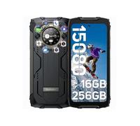 BV9300 Pro Téléphone Portable Incassable Double Ecran Android 13 16Go+256Go 15080mAh/33W 6.7 120Hz 64MP+32MP NFC - Noir