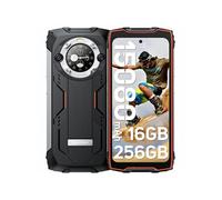 BV9300 Pro Téléphone Portable Incassable Double Ecran Android 13 16Go+256Go 15080mAh/33W 6.7 120Hz 64MP+32MP NFC - Orange