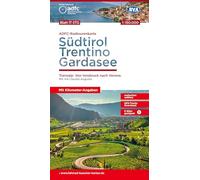 BVA ADFC Radtourenkarte Südtirol, Trentino, Gardasee 1:150.000: reiß- und wetterfest, E-Bike geeignet, GPS-Tracks Download, mit Bett+Bike Symbolen, ... Innsbruck bis Verona. Mit Via Claudia Augusta